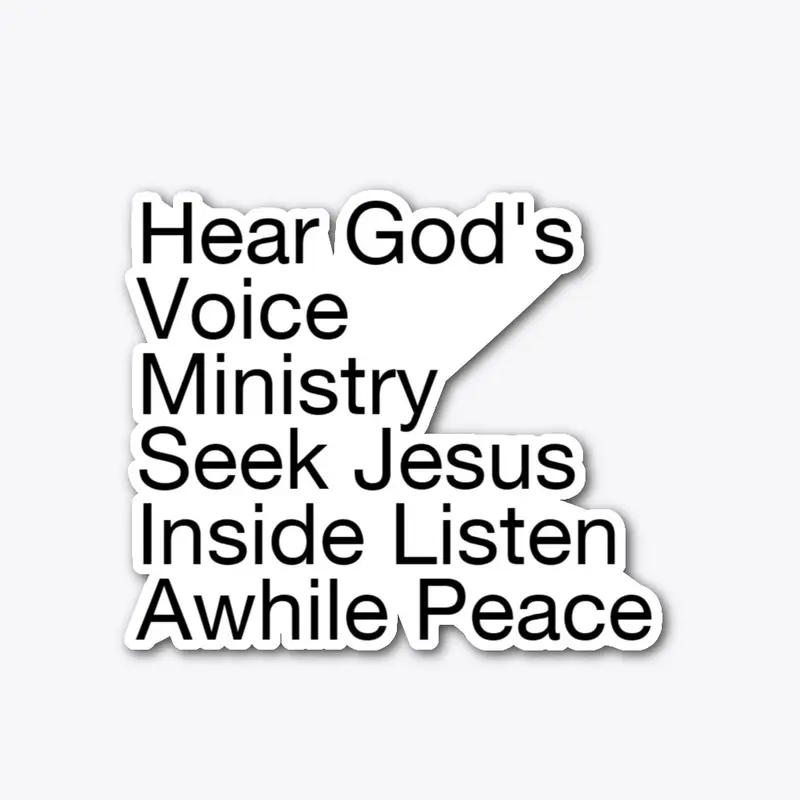 Hear God's Voice Ministry Decal