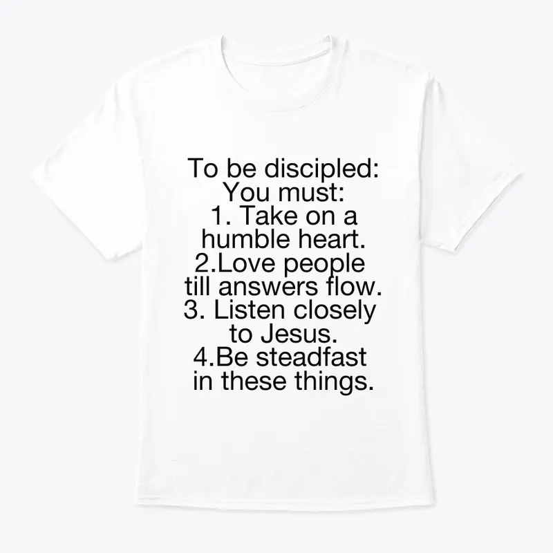 To be discipled apparel.