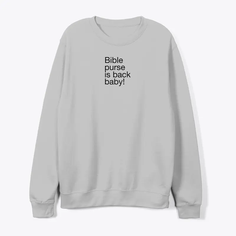 Bible Purse is back