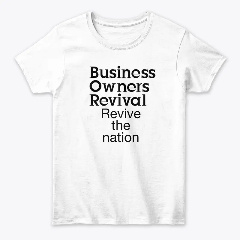 Business owner revival apparel