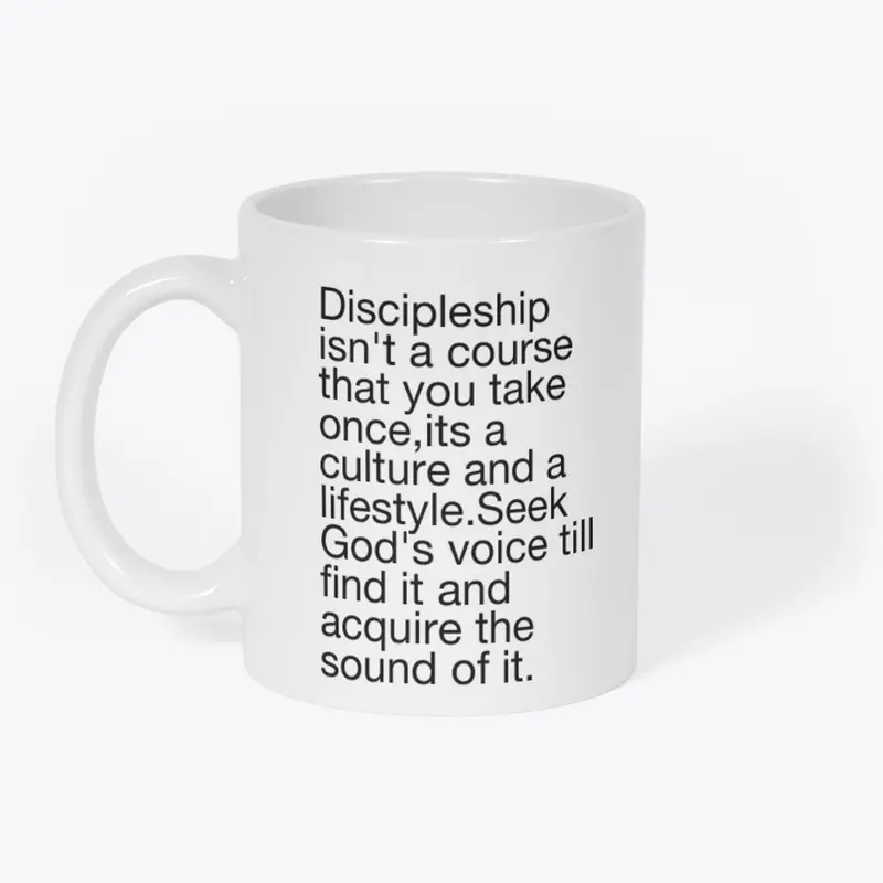 Discipleship is a lifestyle apparel