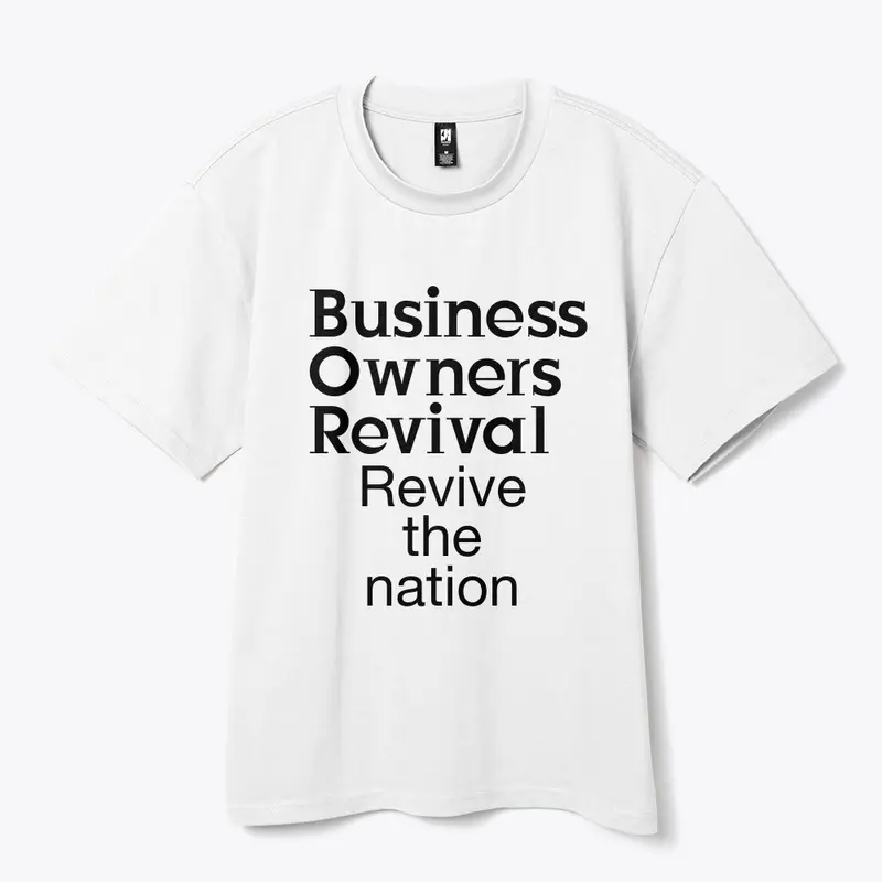 Business owner revival apparel