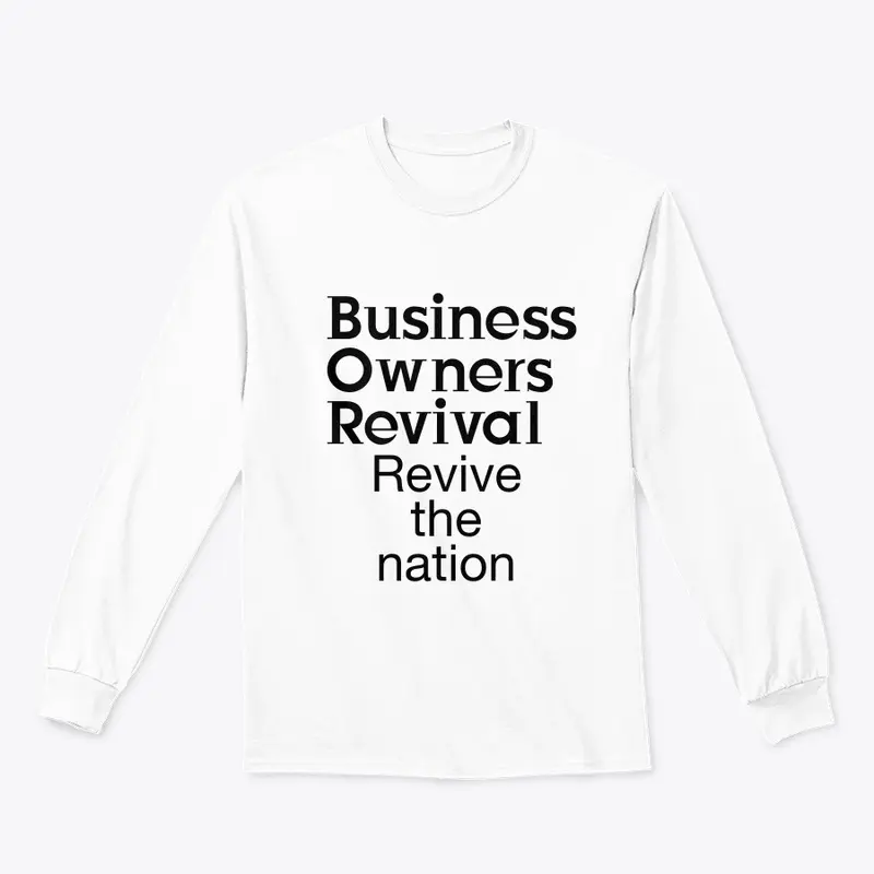 Business owner revival apparel