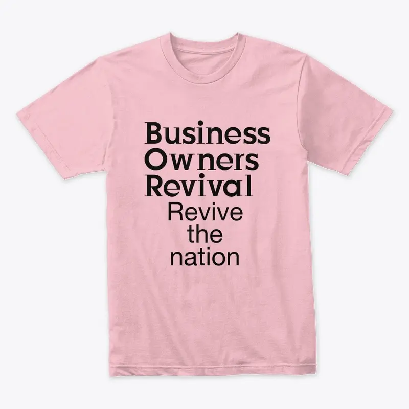 Business owner revival apparel