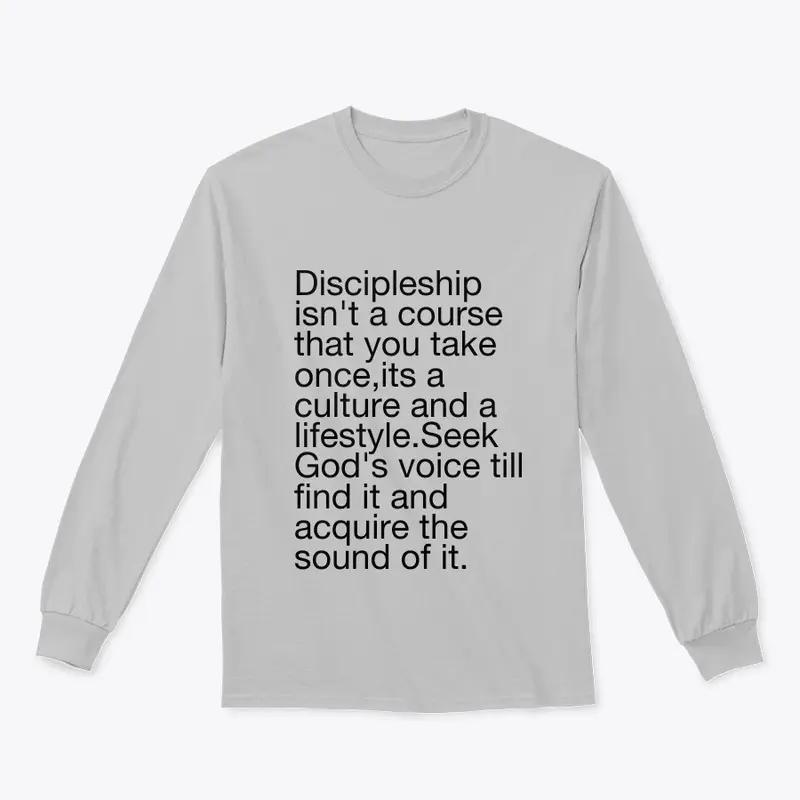 Discipleship is a lifestyle apparel